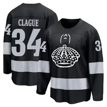Youth Kale Clague Los Angeles Kings ＃34 Breakaway Black Alternate Jersey