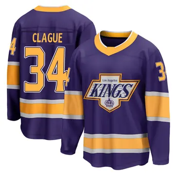 Youth Kale Clague Los Angeles Kings ＃34 Breakaway Purple 2020/21 Special Edition Jersey